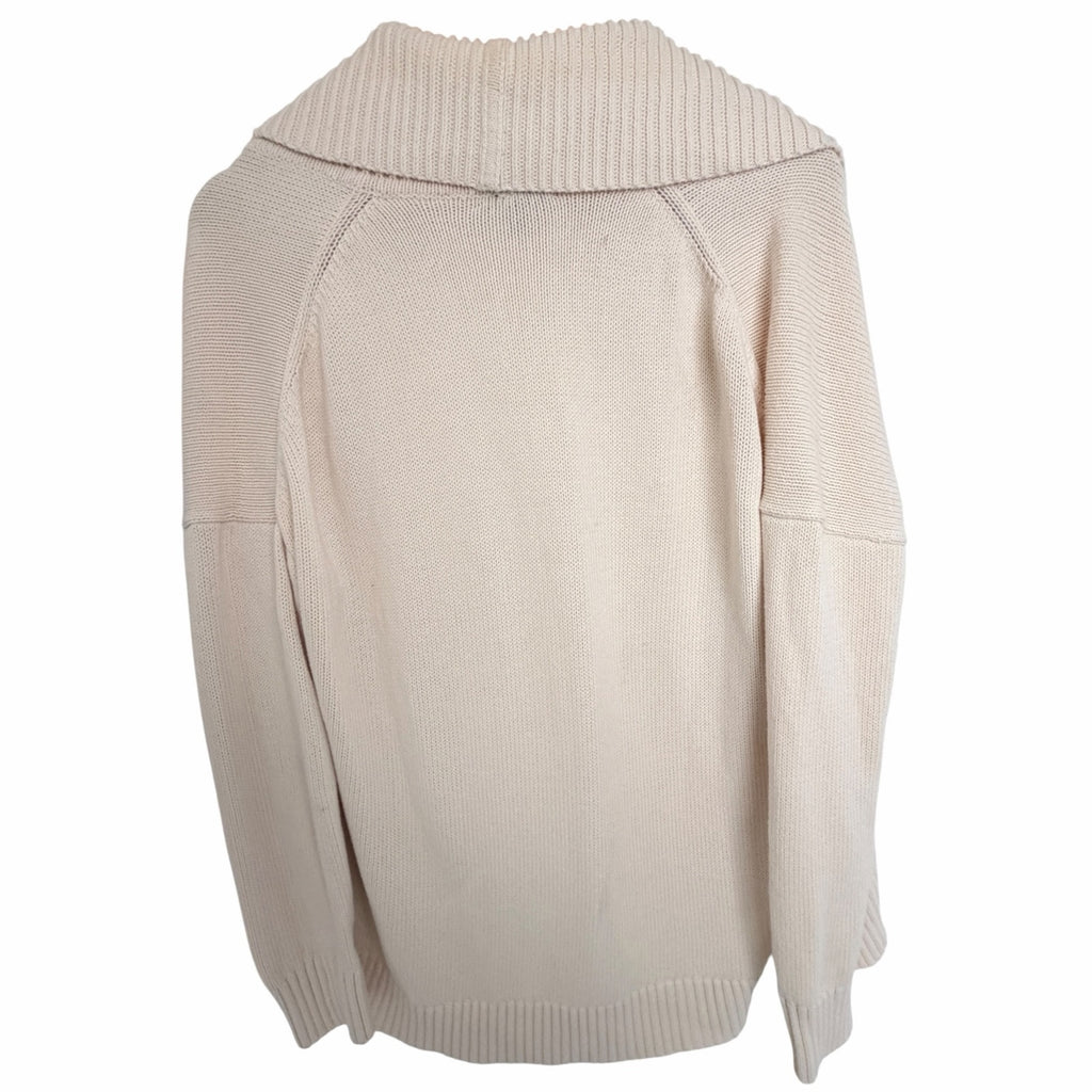 J.Crew Cream Shawl Collar Cardigan