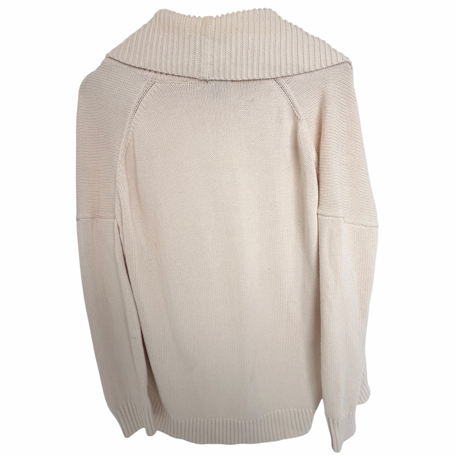 J.Crew Cream Shawl Collar Cardigan