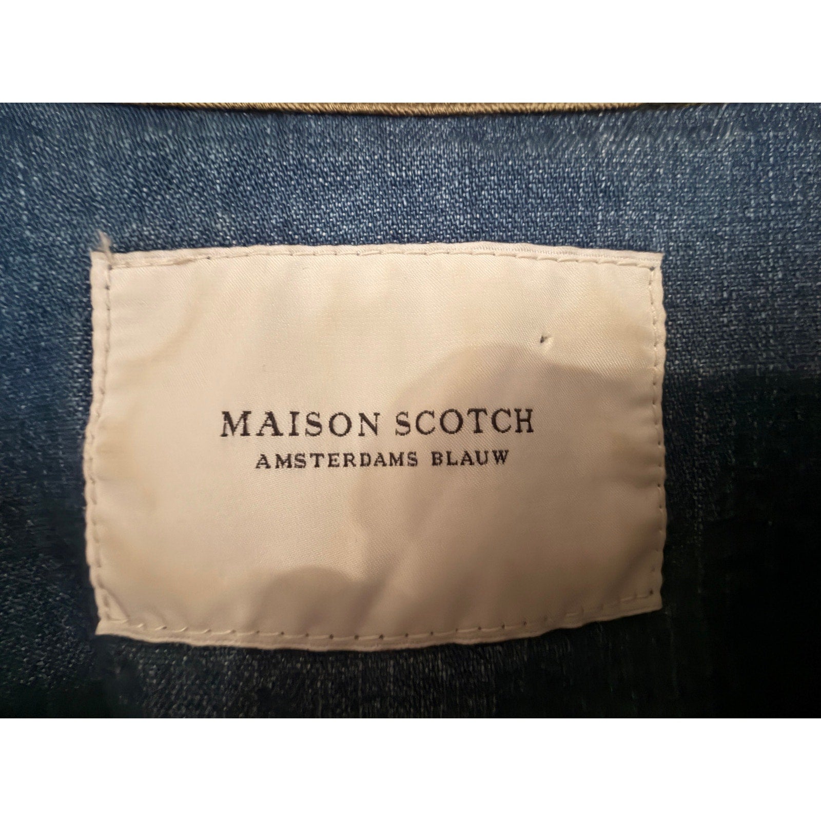 Maison Scotch Utility Jacket Women's Olive Embroidered Sleeves