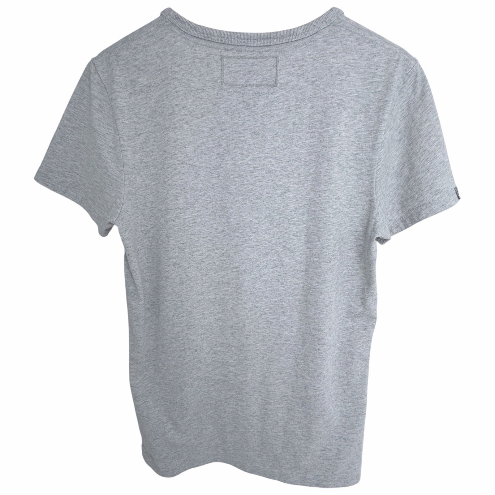 Superdry Tokyo Script T Shirt Womens Medium Gray Graphic Logo Tee