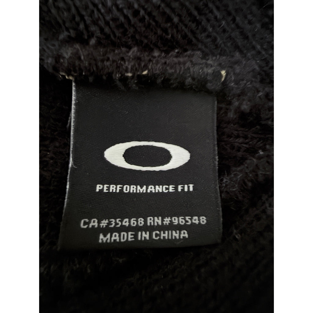 Oakley Performance Fit Black Rib Knit Beanie One Size Winter Hat