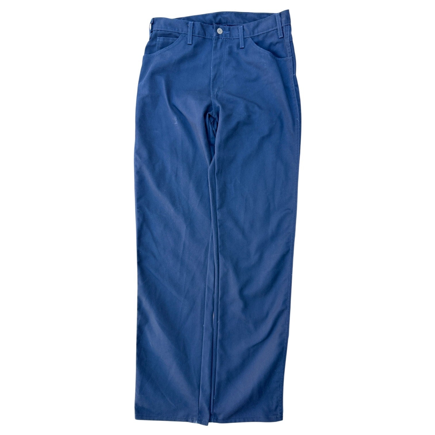 Dickies Work Pants Mens 34x32 Navy Blue Straight Leg Workwear Pants