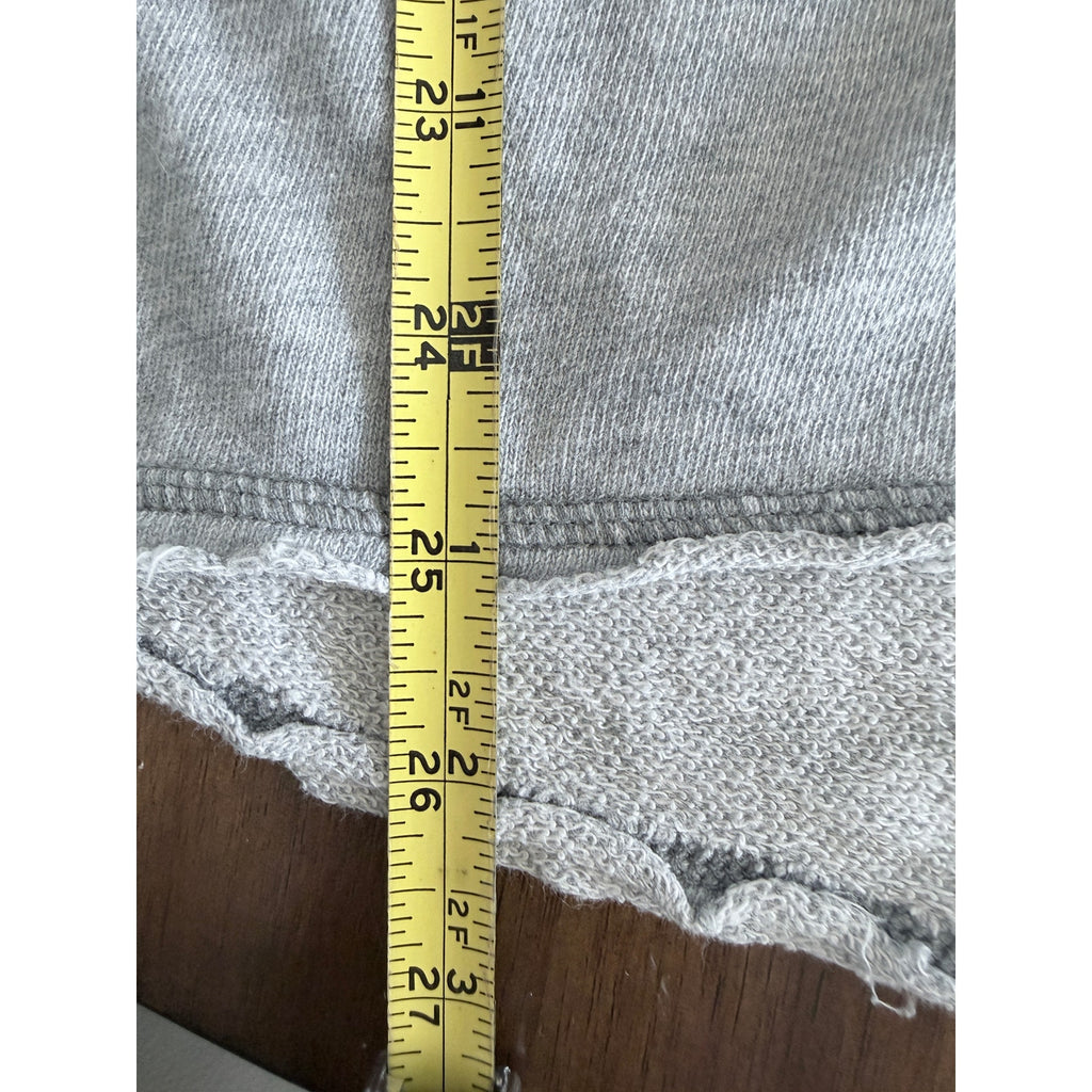 Free People Lace Up Short Sleeve Sweatshirt Gray Womens 3X (estimated)