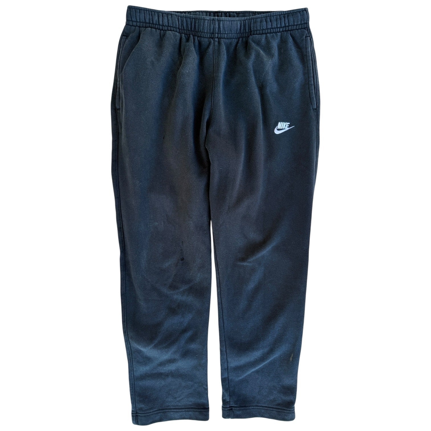Nike Sweatpants Mens XL Black Athletic Jogger Swoosh Fleece Training Pants