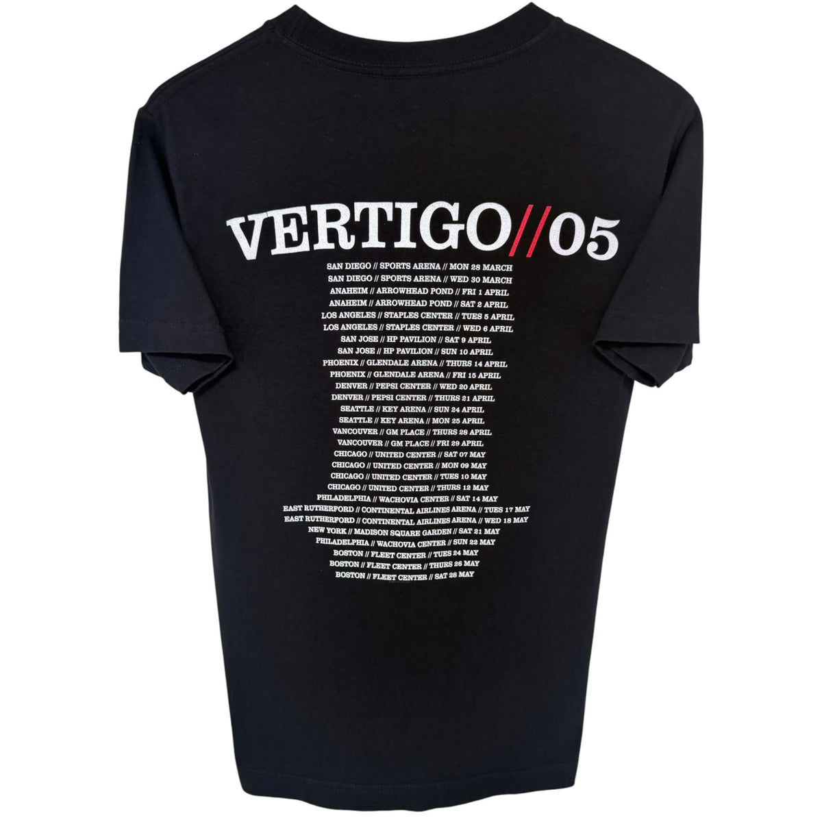 Murina Men's Black U2 Crewneck T-Shirt — back view