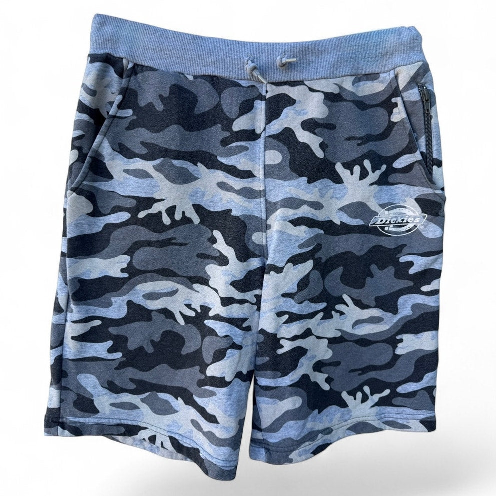 Dickies Blue Camo Fleece Shorts XL