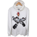 Crew Lyfe Men's White X Anniversary Hoodie — front view