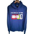 FIFA World Cup Mens Large Hoodie Blue Graphic Pullover