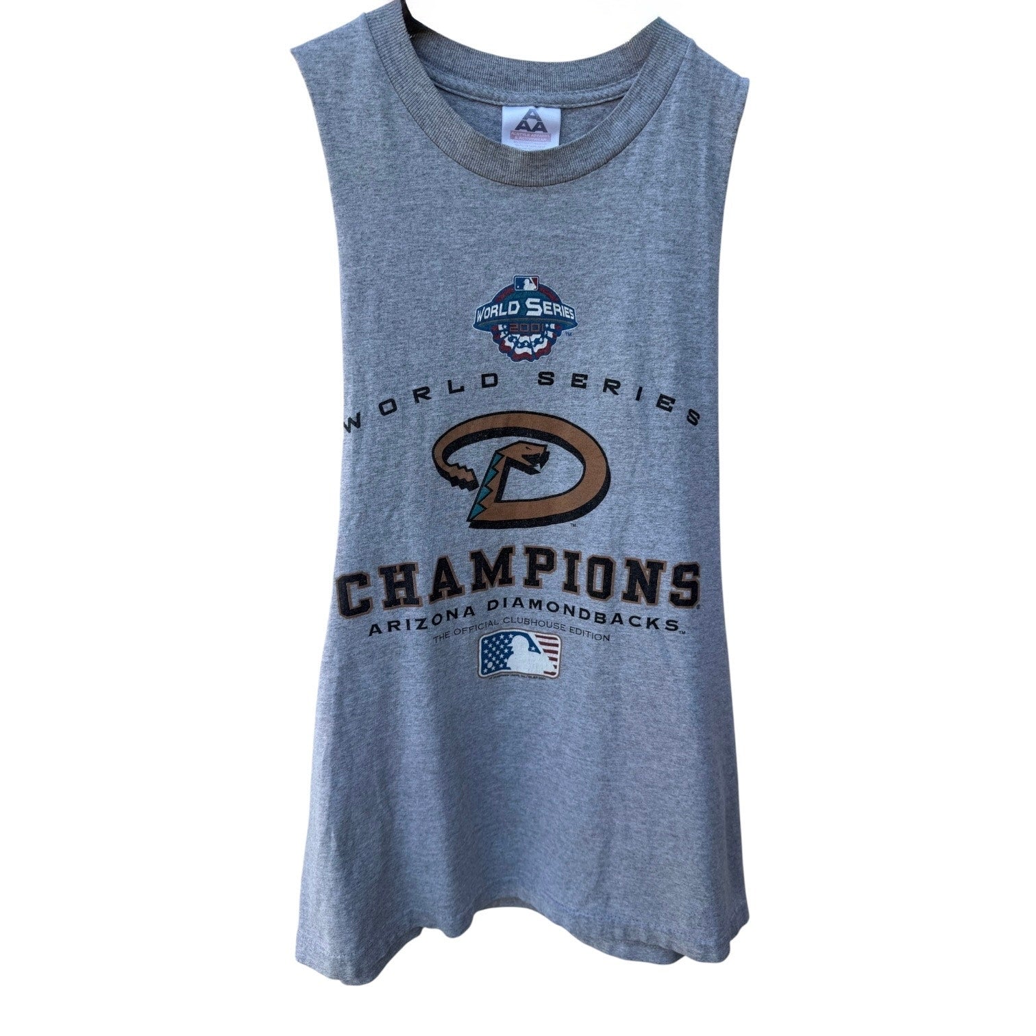 Vintage Arizona Diamondbacks 2001 World Series Tank Top Mens Large MLB Baseball