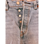 Levi's 501 Original Fit Distressed Straight Jeans Womens 28x30 detail image 4