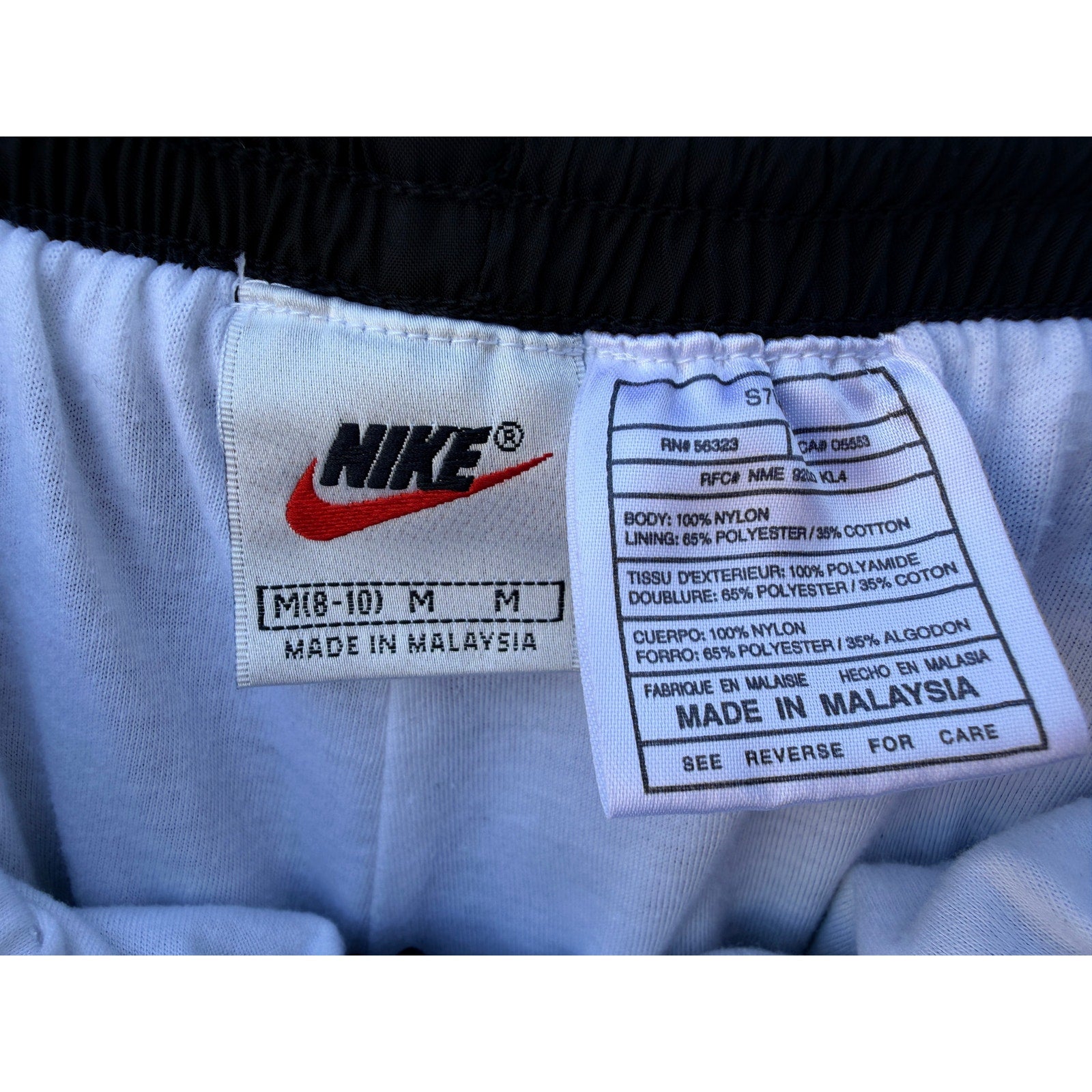 Nike Windbreaker Pants Boys M (8-10) Black