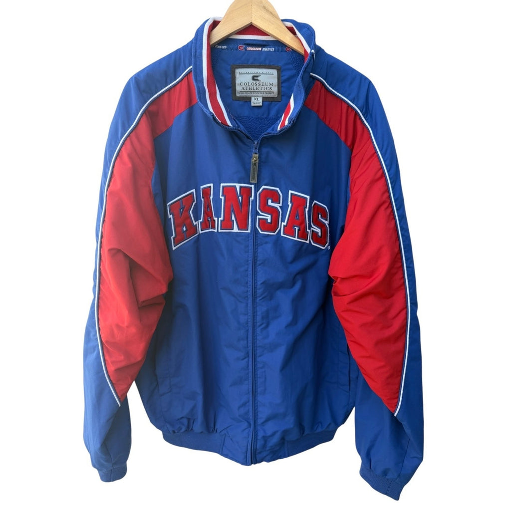 Kansas Jayhawks Full Zip Jacket Mens XL