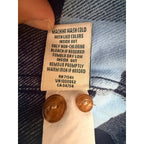 L.L.Bean Women's Blue Plaid Organic Cotton Flannel Large