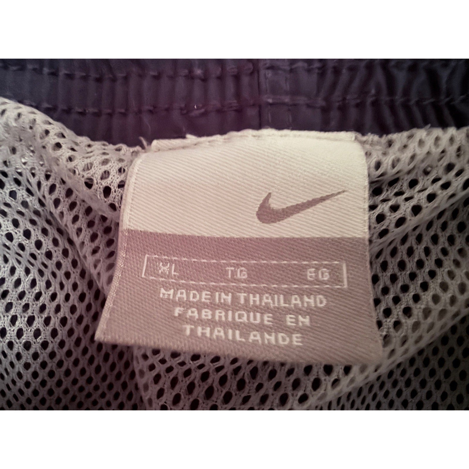 Nike Athletic Shorts Mens XL Navy Mesh Lined Running Training Gym Shorts