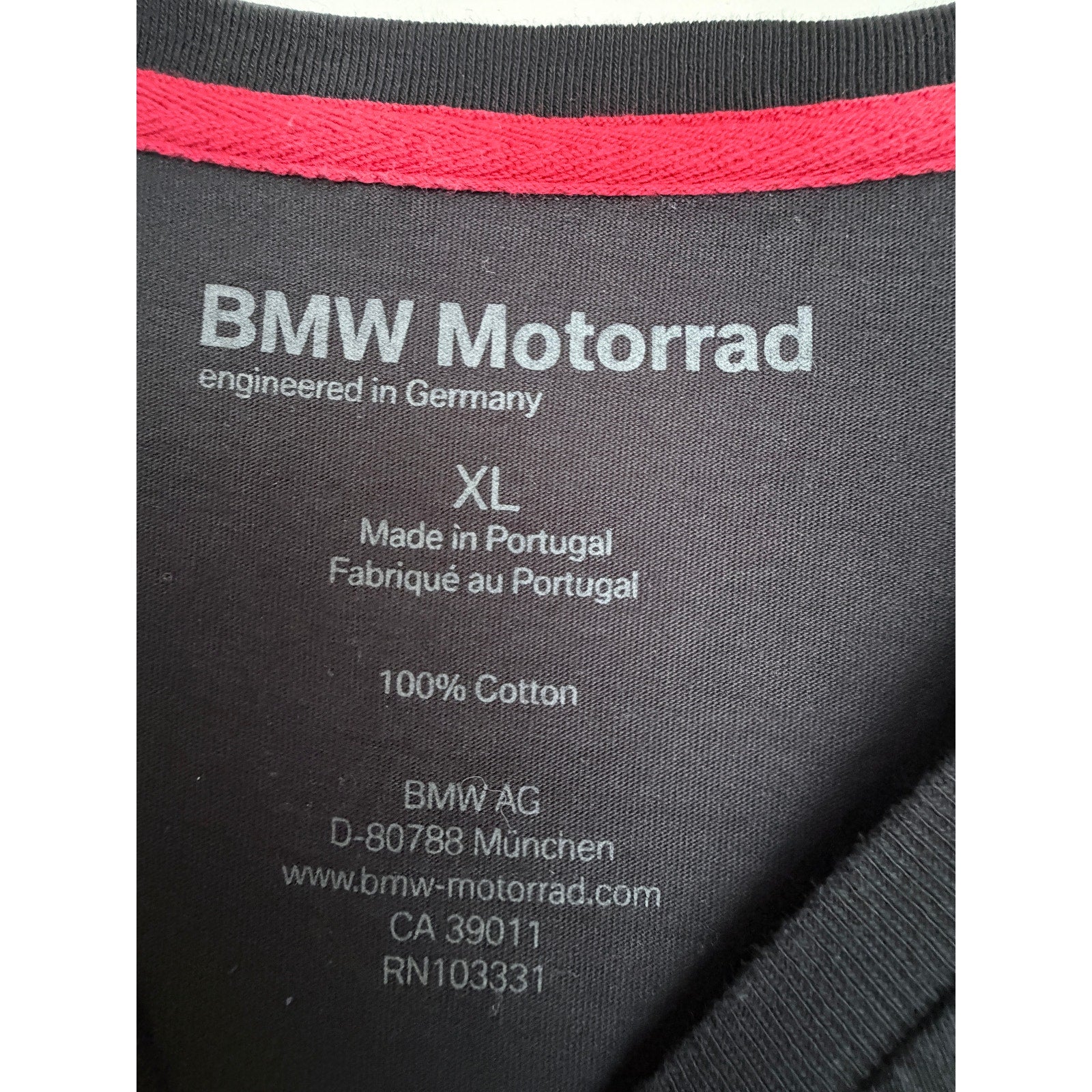 BMW Motorrad R nineT T Shirt Mens XL Black Motorcycle Graphic Short Sleeve