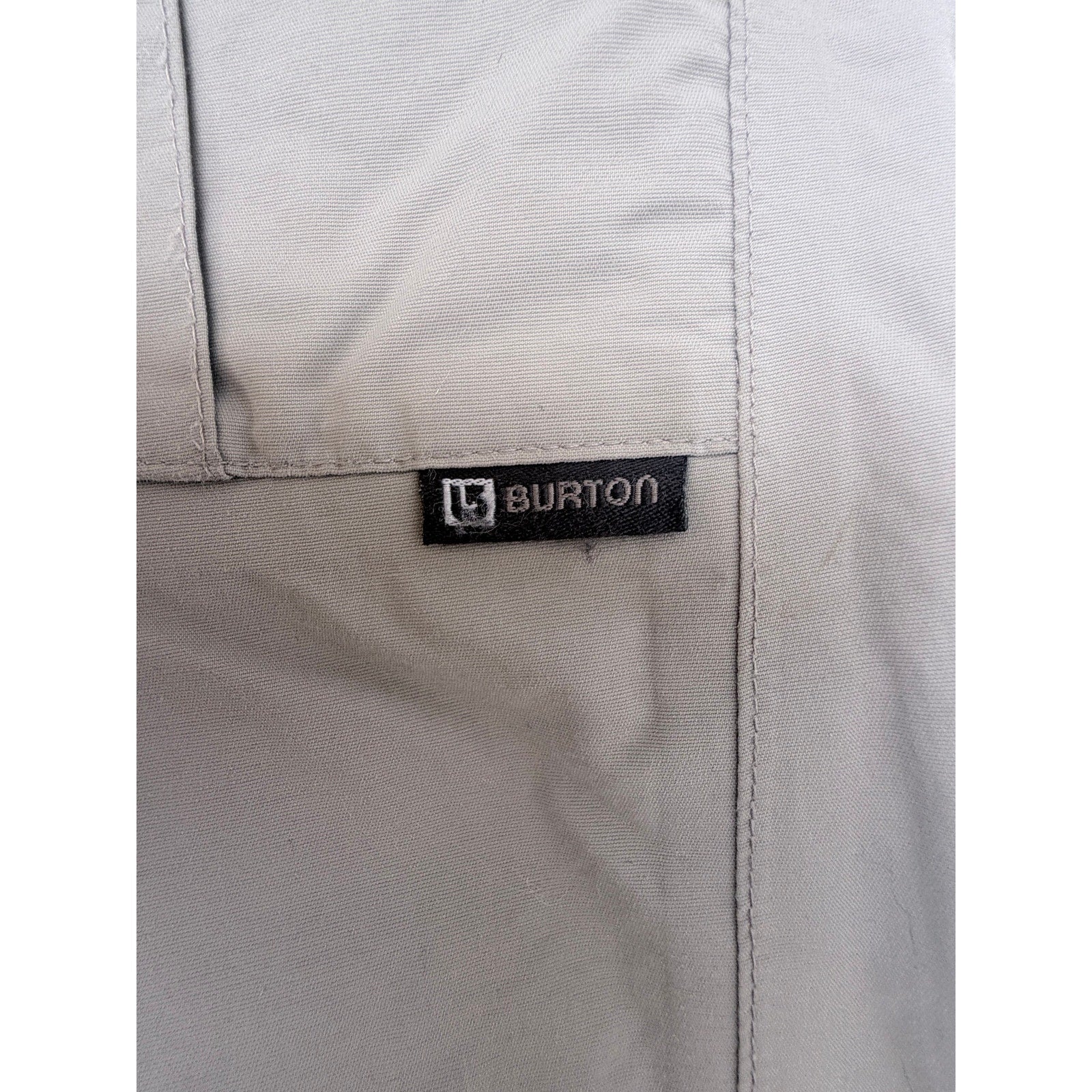 Burton Mens Snowboard Pants Large Beige Waterproof Insulated Ski Snow