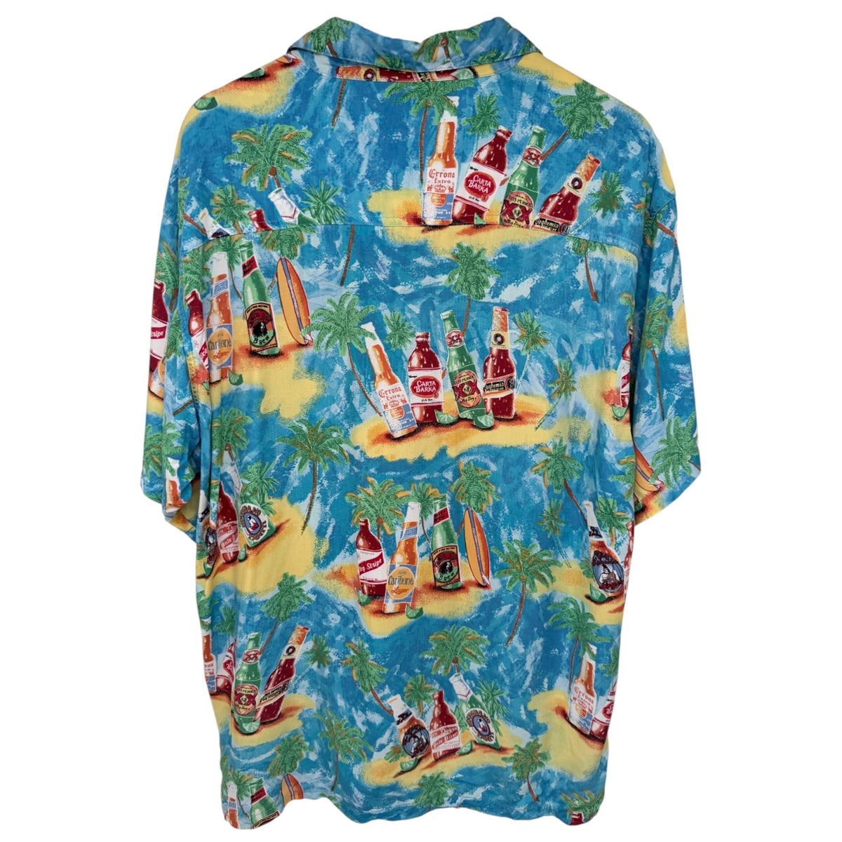 Big Dogs Men's Blue Button-Up — back view