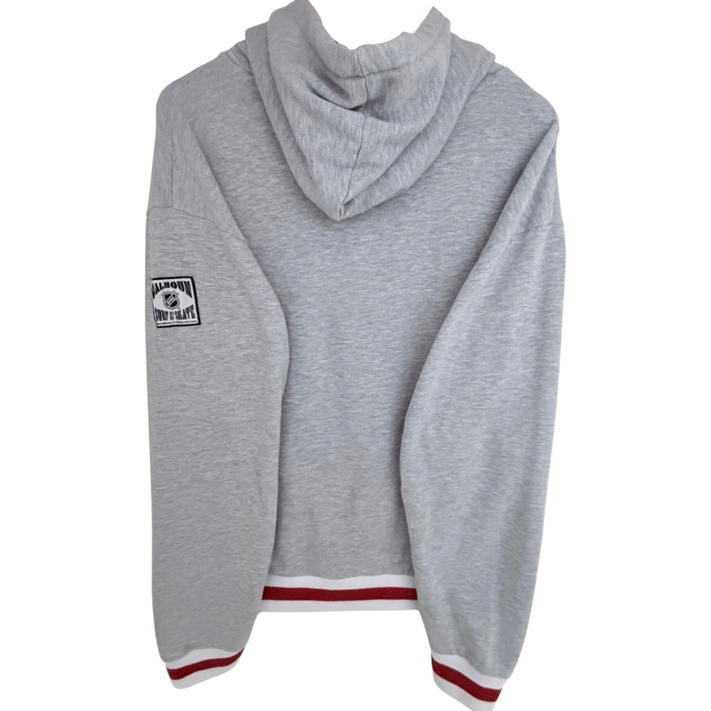 Detroit Red Wings Hoodie Mens Large Gray NHL Pullover Sweatshirt