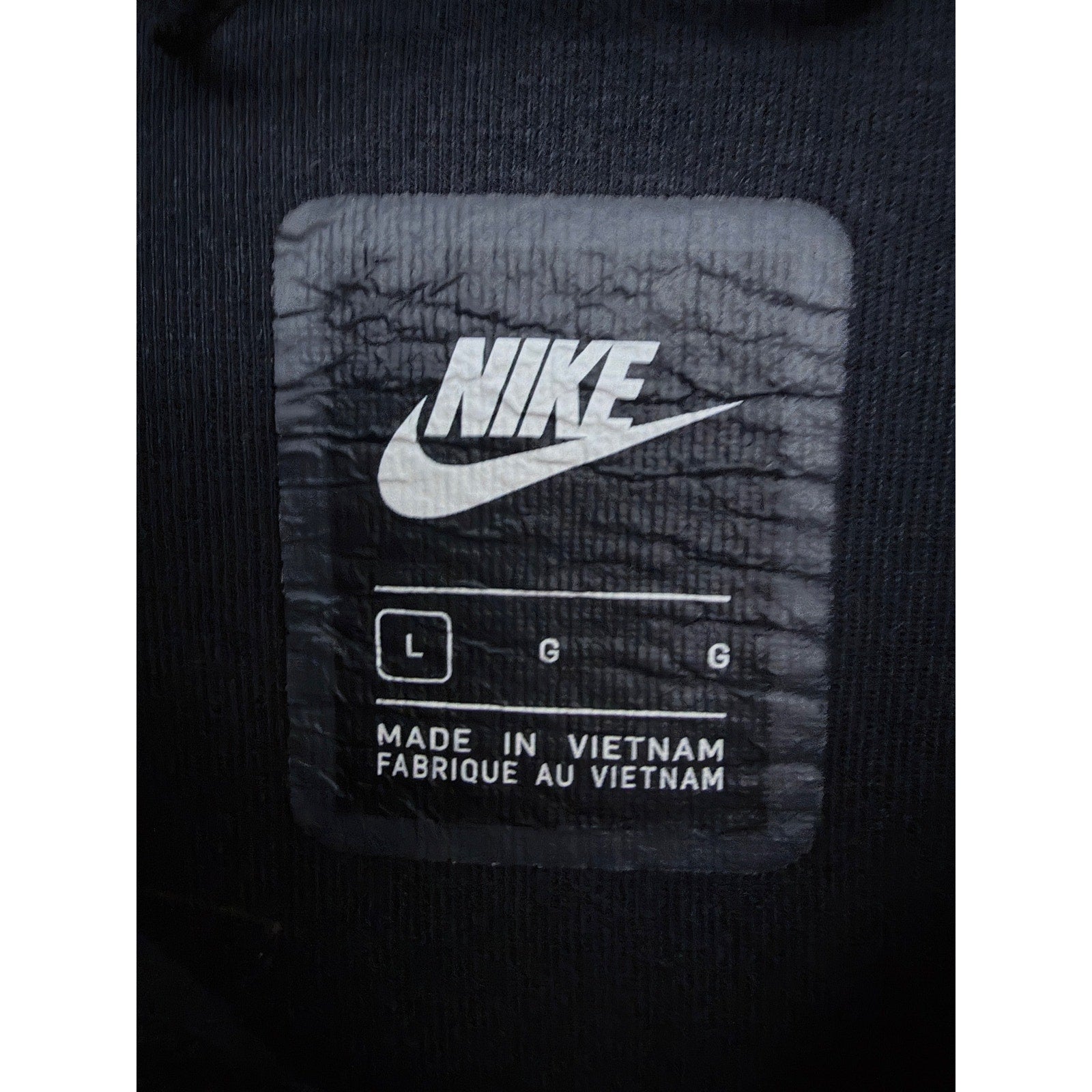 Nike Tech Fleece Hoodie Mens Large Black Full Zip Sweatshirt Jacket