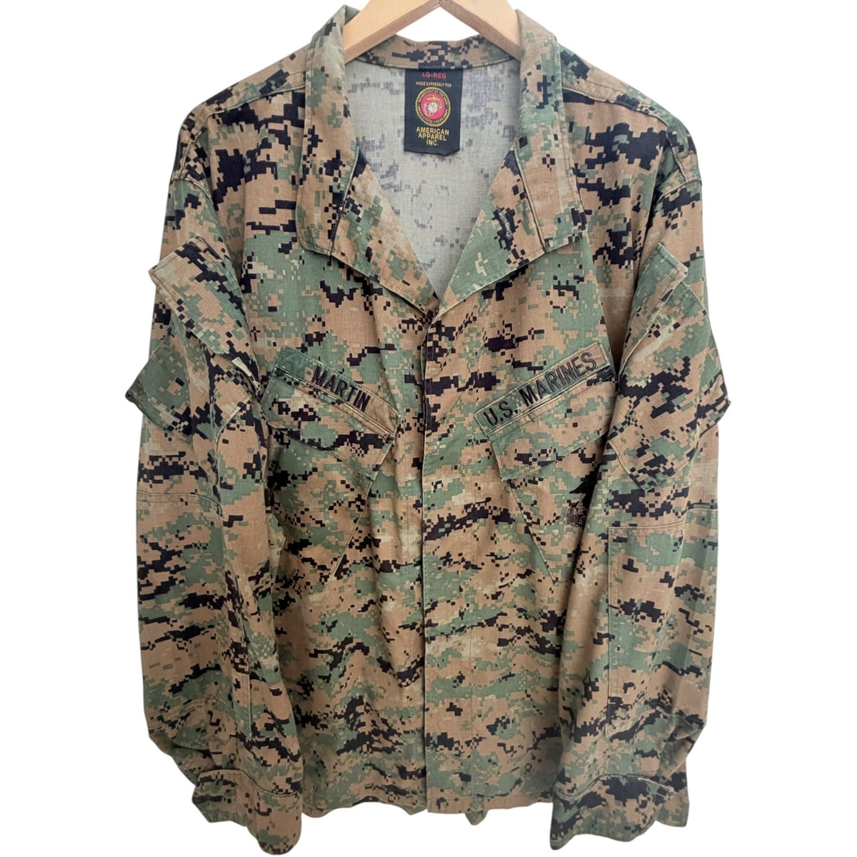 American Apparel Inc. Men's Green Jacket — front view
