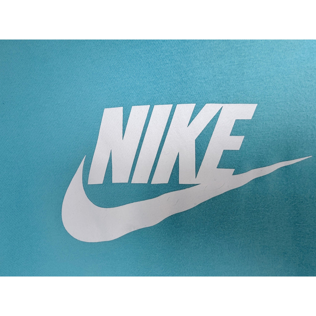Nike Hoodie Mens XXL Blue Pullover Fleece Sweatshirt Swoosh Pocket Casual
