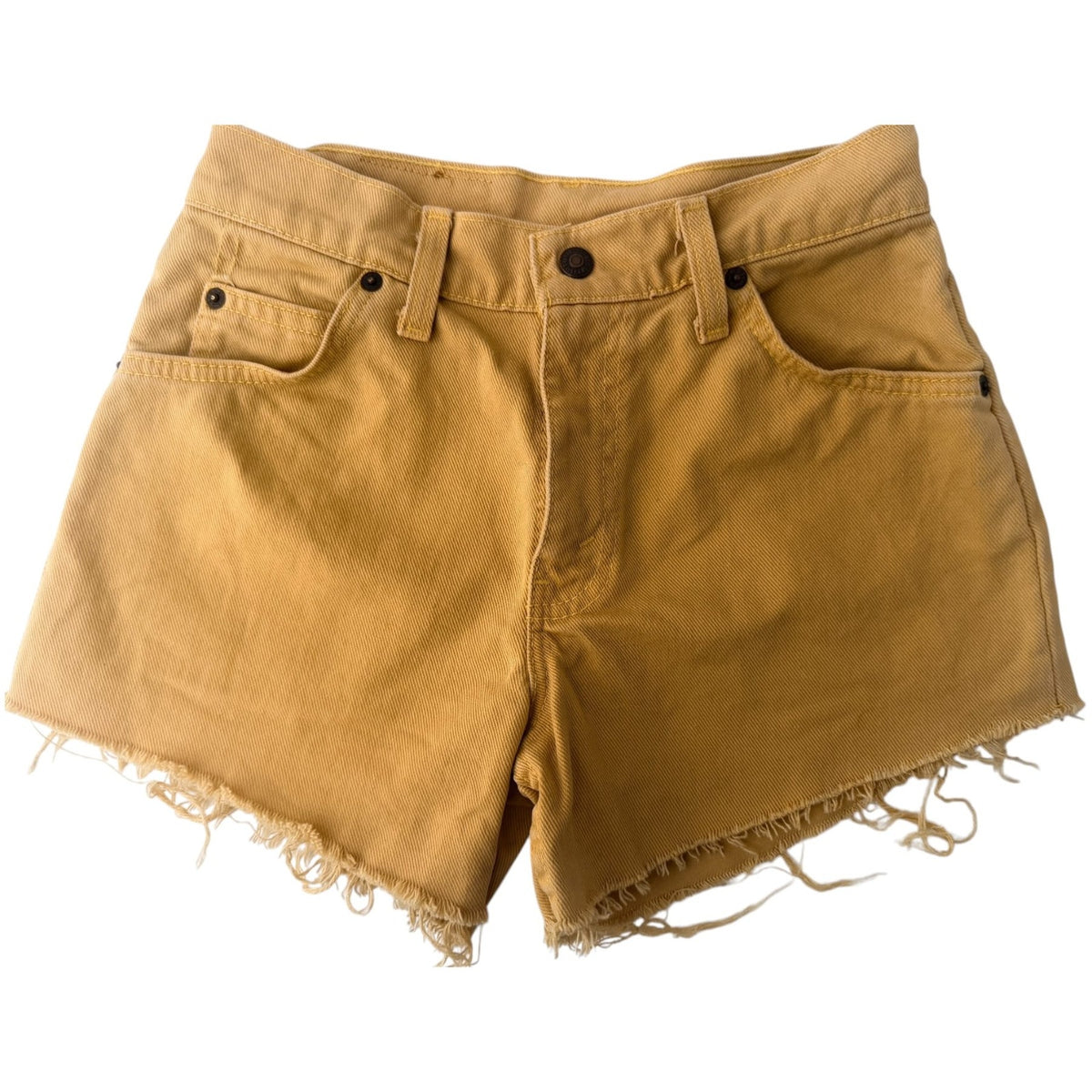 Levi Strauss & Co. Yellow 560 Regular W Shorts - Women's 14/27