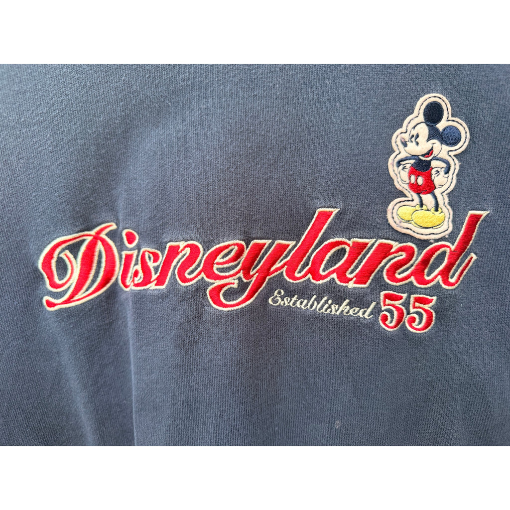 Disneyland Resort Mickey Mouse Long Sleeve Shirt Mens XXL Blue Graphic