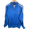 Vintage Todd #1 Blue Track Jacket Mens Large Y2K Korean Athletic Zip Up Striped