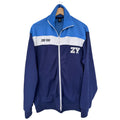 Zoo York Track Jacket Mens Large Blue White Full Zip Athletic Streetwear