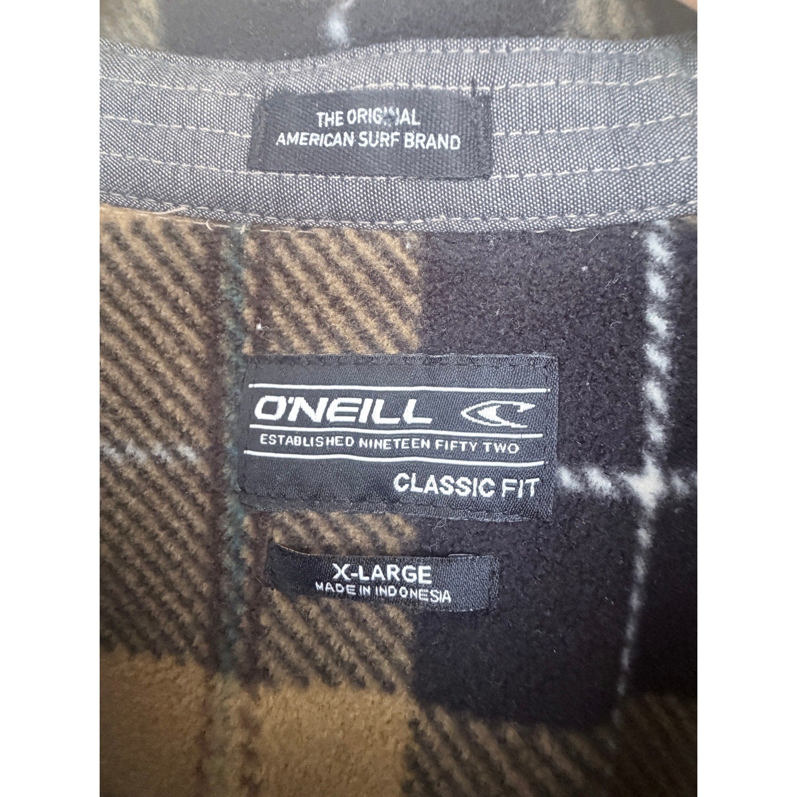 O'Neill Plaid Fleece Shacket