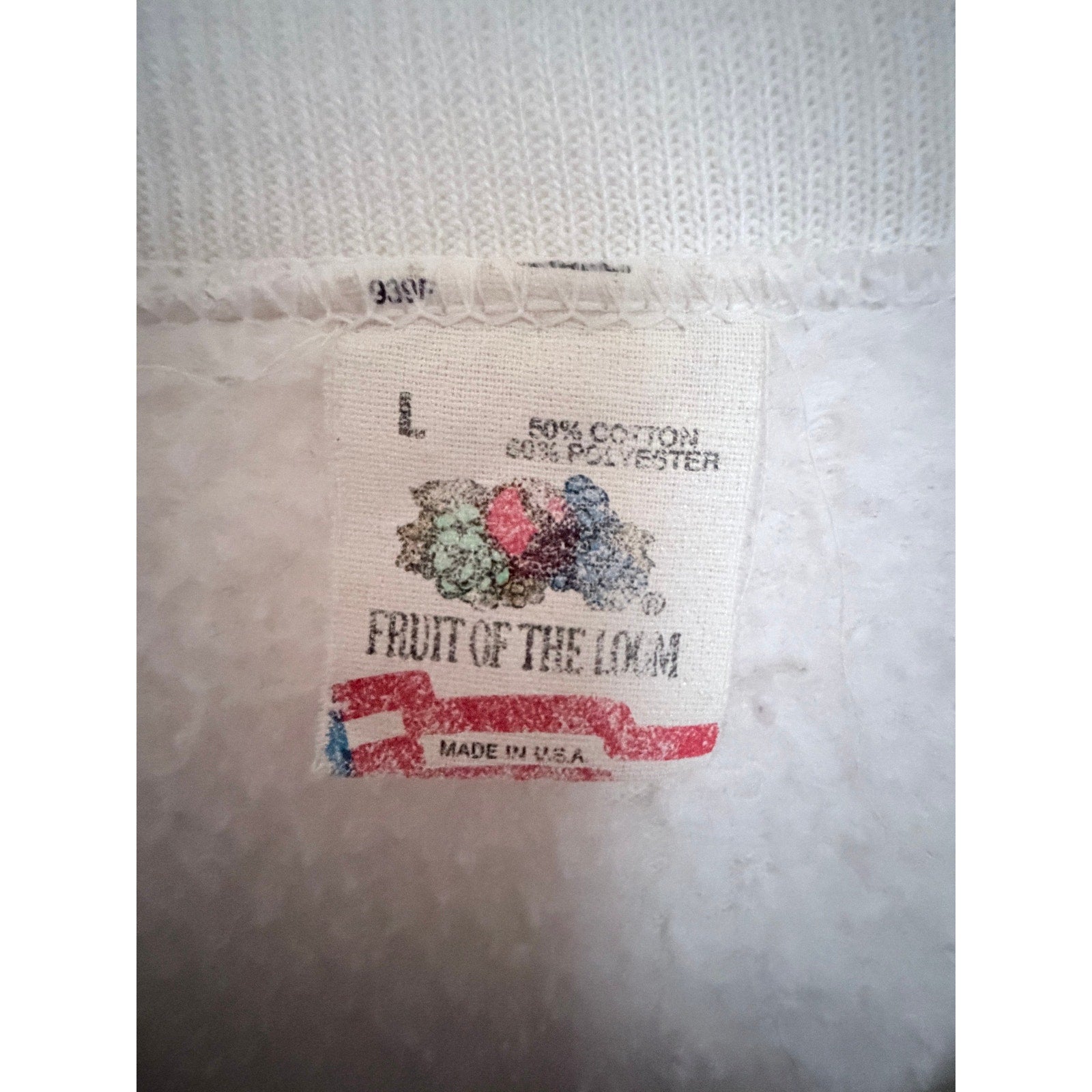 Vintage Operation Desert Storm Sweatshirt Mens L White USA Made Military Graphic