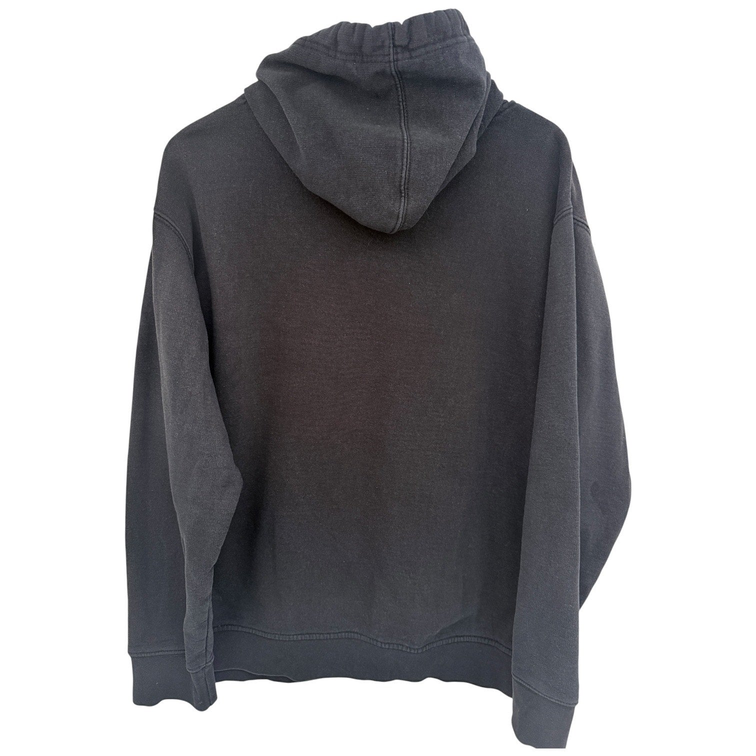John Deere Hoodie Mens Large Black Pullover Sweatshirt Embroidered Logo