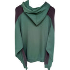 Winners Circle Men's Green Dale Jr. #88 Colorblock Hooded Hoodie — back view