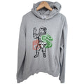 Billionaire Boys Club Hoodie Mens XL Gray Astronaut Diamond Graphic Pullover