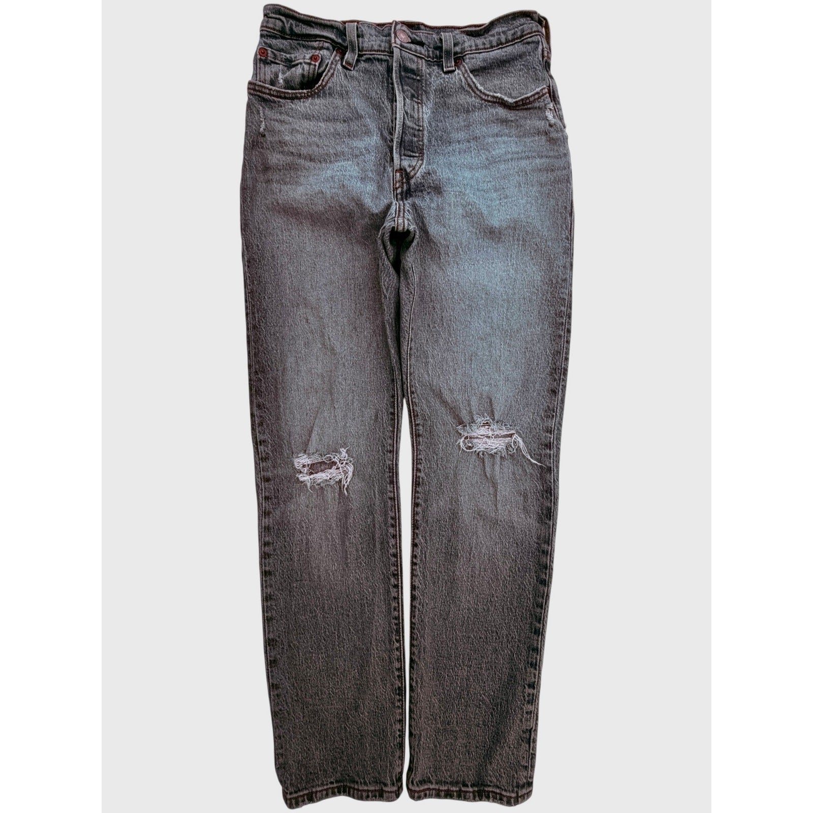 Levi's 501 Original Fit Distressed Straight Jeans Womens 28x30