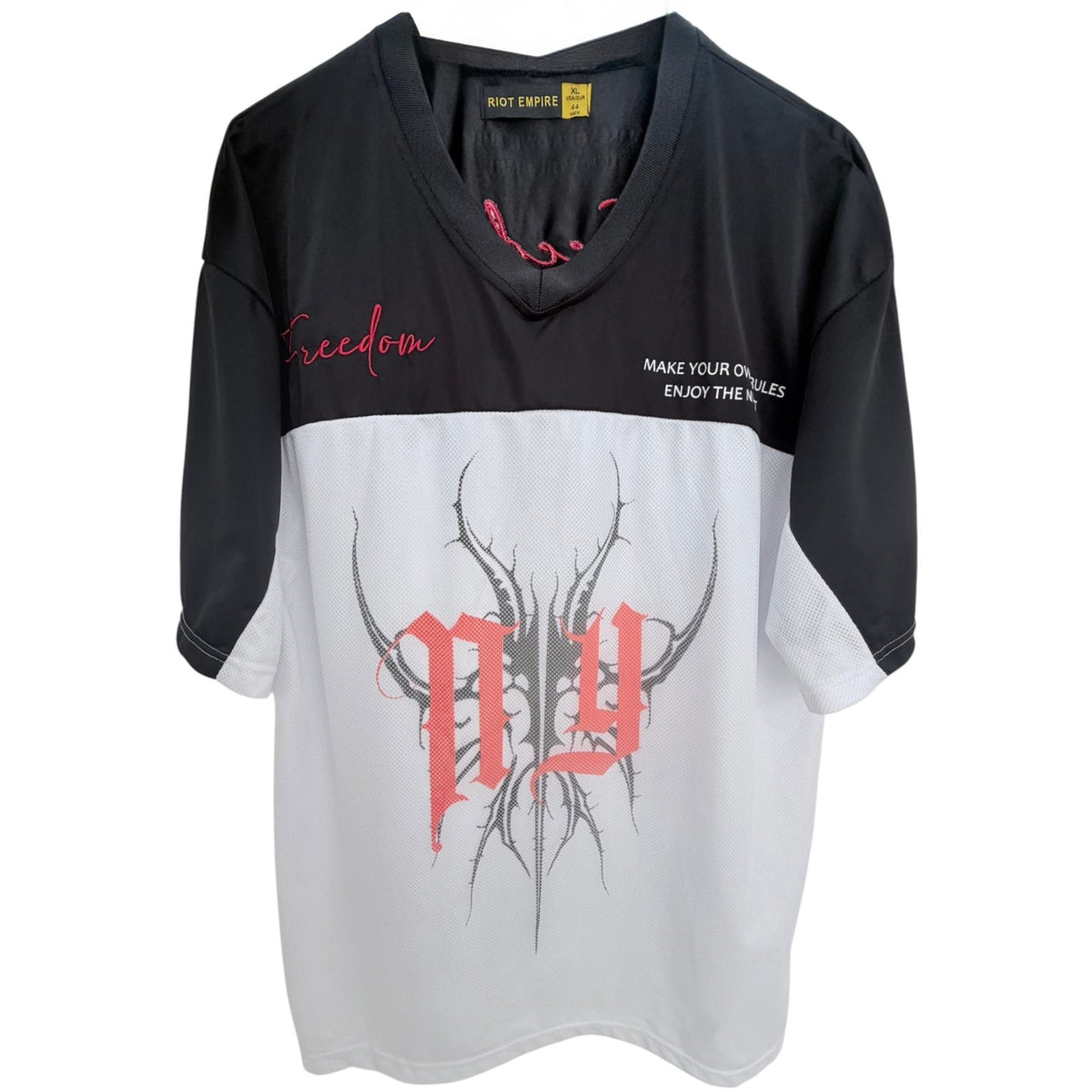 Riot Empire Men's White T-Shirt — front view