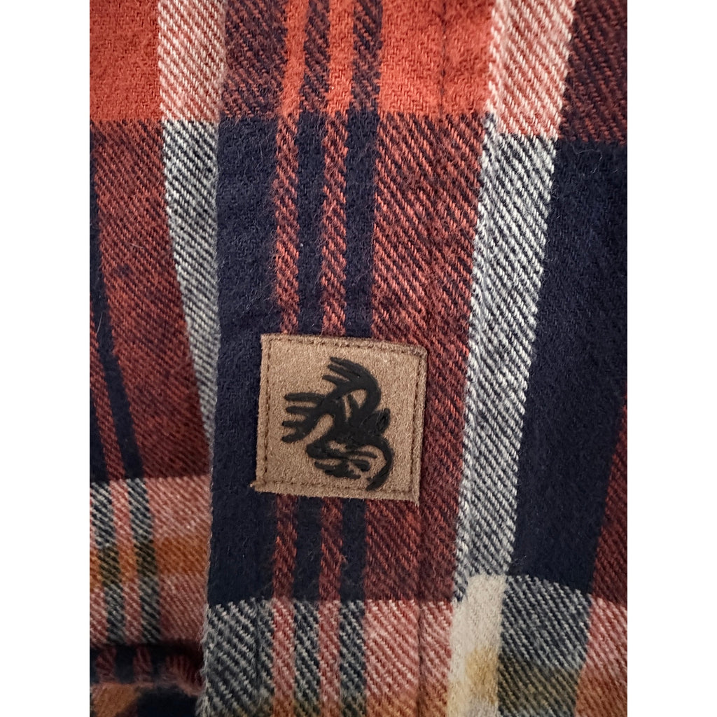 Legendary Whitetails Flannel Shirt Jacket Mens XL Plaid Corduroy Collar Shacket