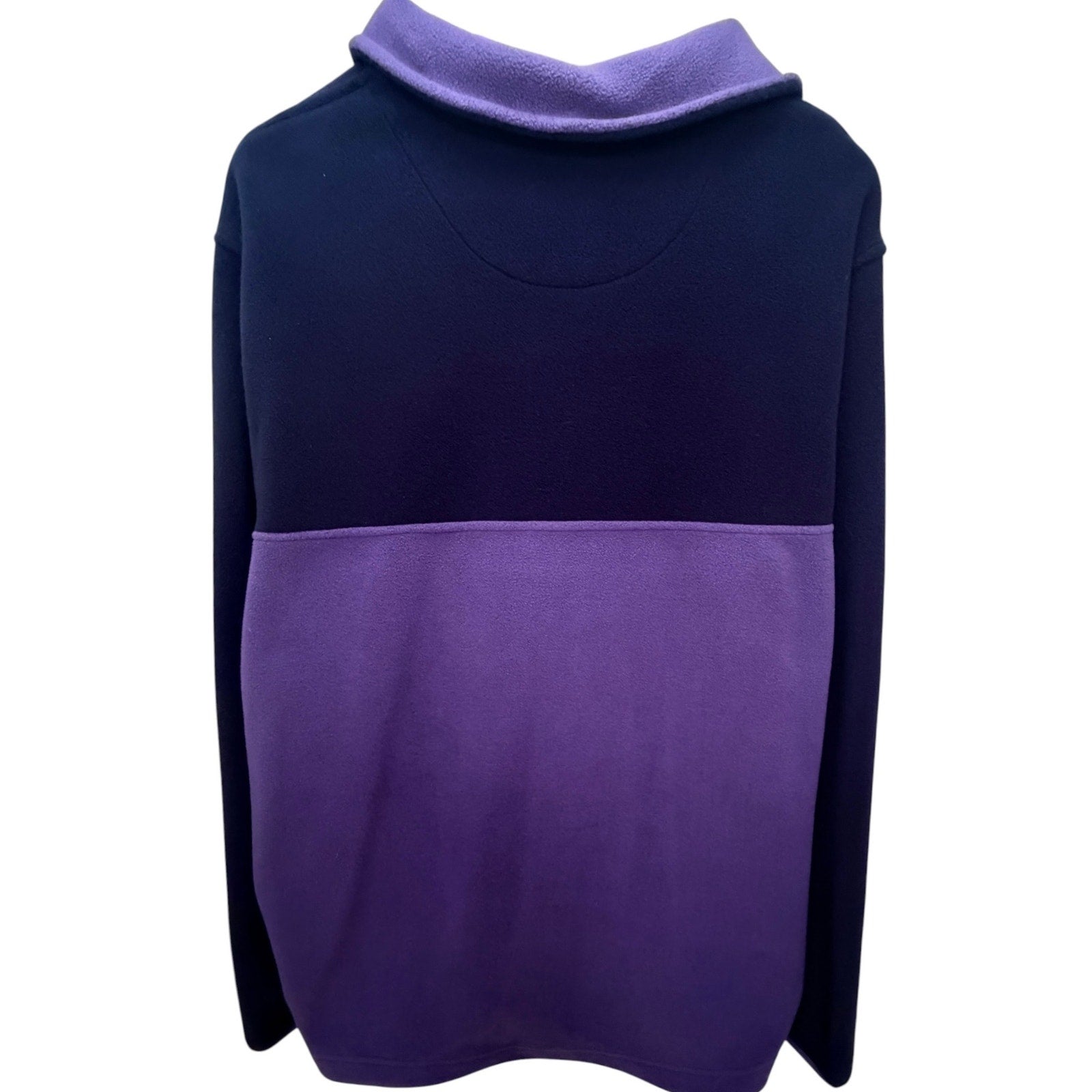 Hurley Men's Colorblock Polar Fleece Quarter-Zip Pullover XXL
