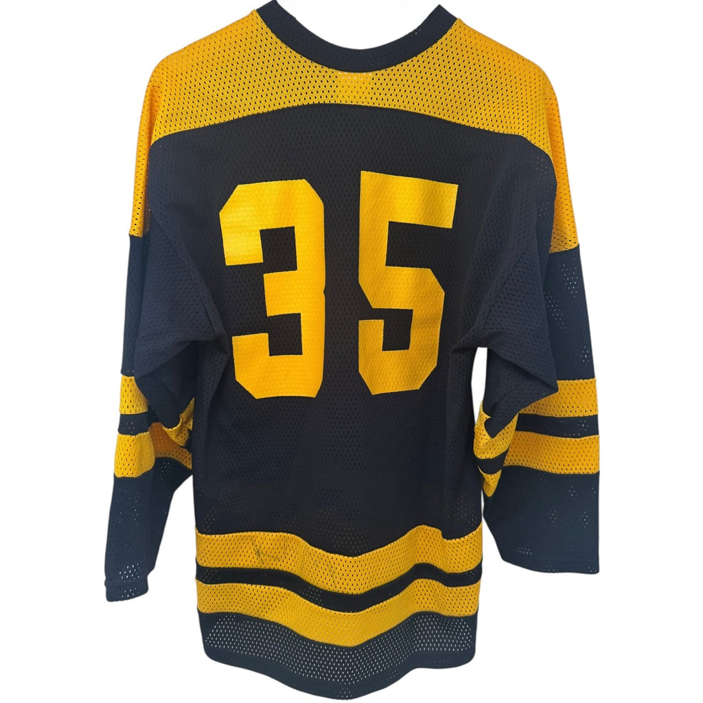 Teamwork Men's Black Scorpions Hockey Jersey — back view