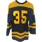 Teamwork Men's Black Scorpions Hockey Jersey — back view