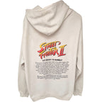 Milltex Men's Off-White Street Fighter II Hoodie — back view