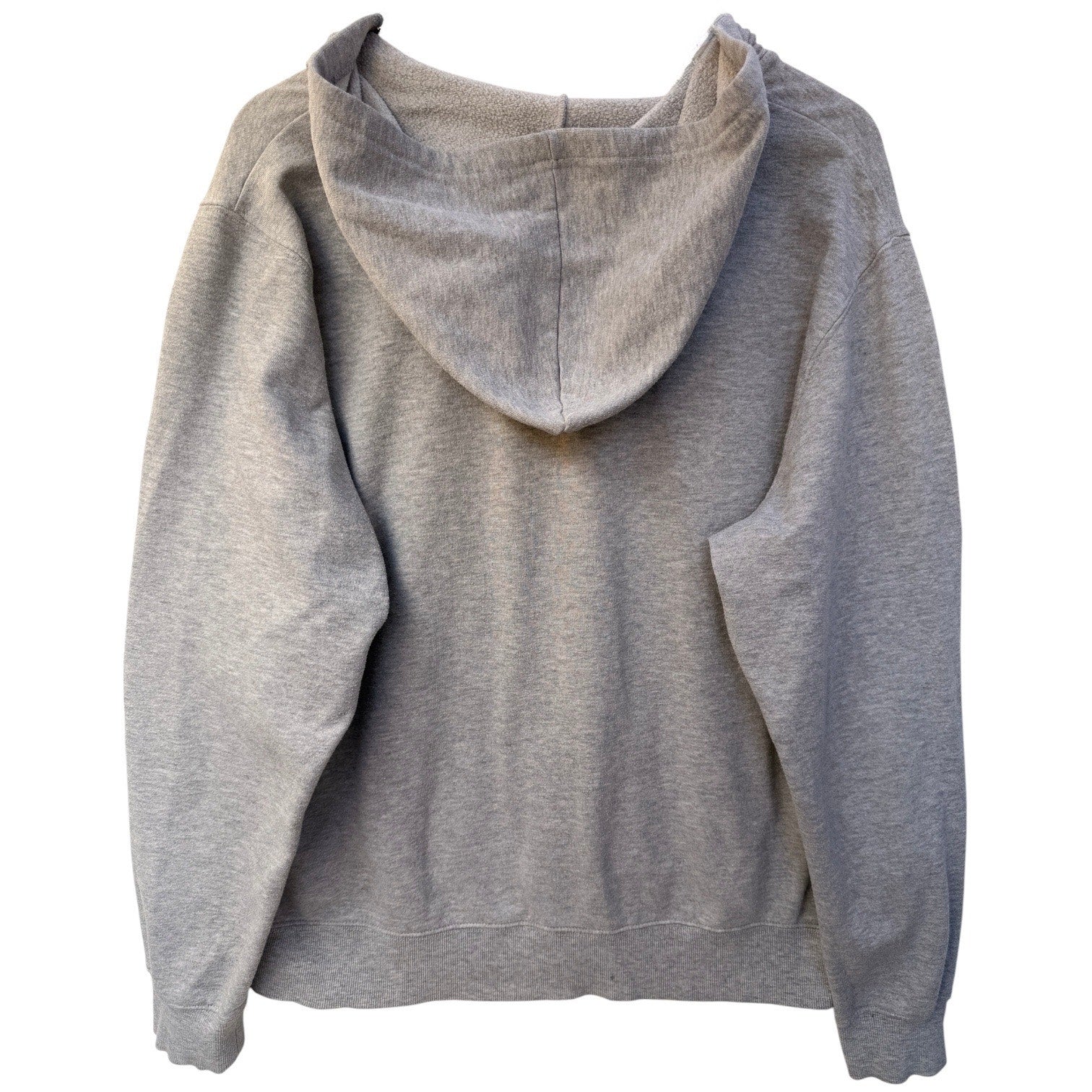 Disney Mickey Mouse Zip Hoodie Womens XL Gray Graphic Full Zip Sweatshirt