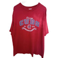 Chicago Cubs T Shirt Mens XL Red Distressed MLB Baseball Graphic Tee