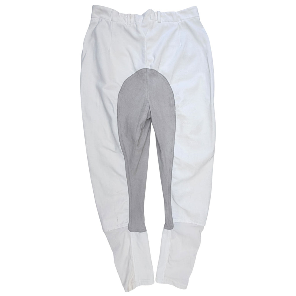 Ariat Riding Pants Mens 34L White Equestrian Breeches Knee Patch Horseback Pants