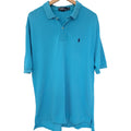 Polo Ralph Lauren Polo Shirt Mens XL Aqua Blue Purple Pony Short Sleeve