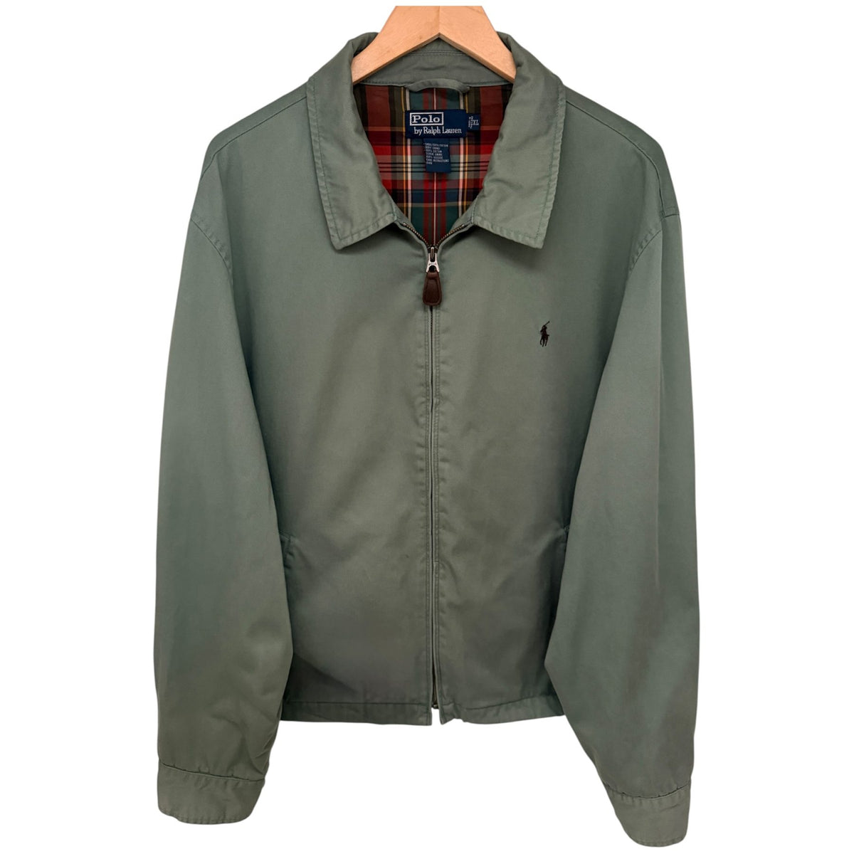 Polo by Ralph Lauren Men's Green Plaid Jacket — front view