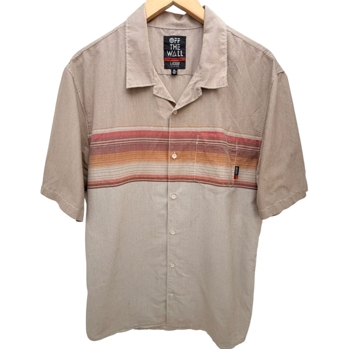 Vans Men's Beige Vans for Joel Tudor Button-Up — front view