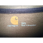 Carhartt Sweater Knit Elbow-Patch Crewneck Men's 2XL Brown detail image 3