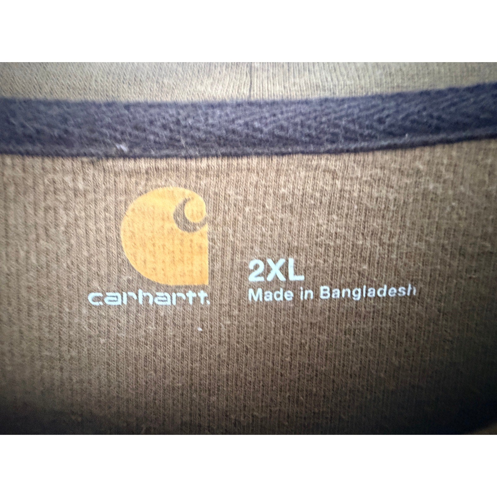 Carhartt Sweater Knit Elbow-Patch Crewneck Men's 2XL Brown