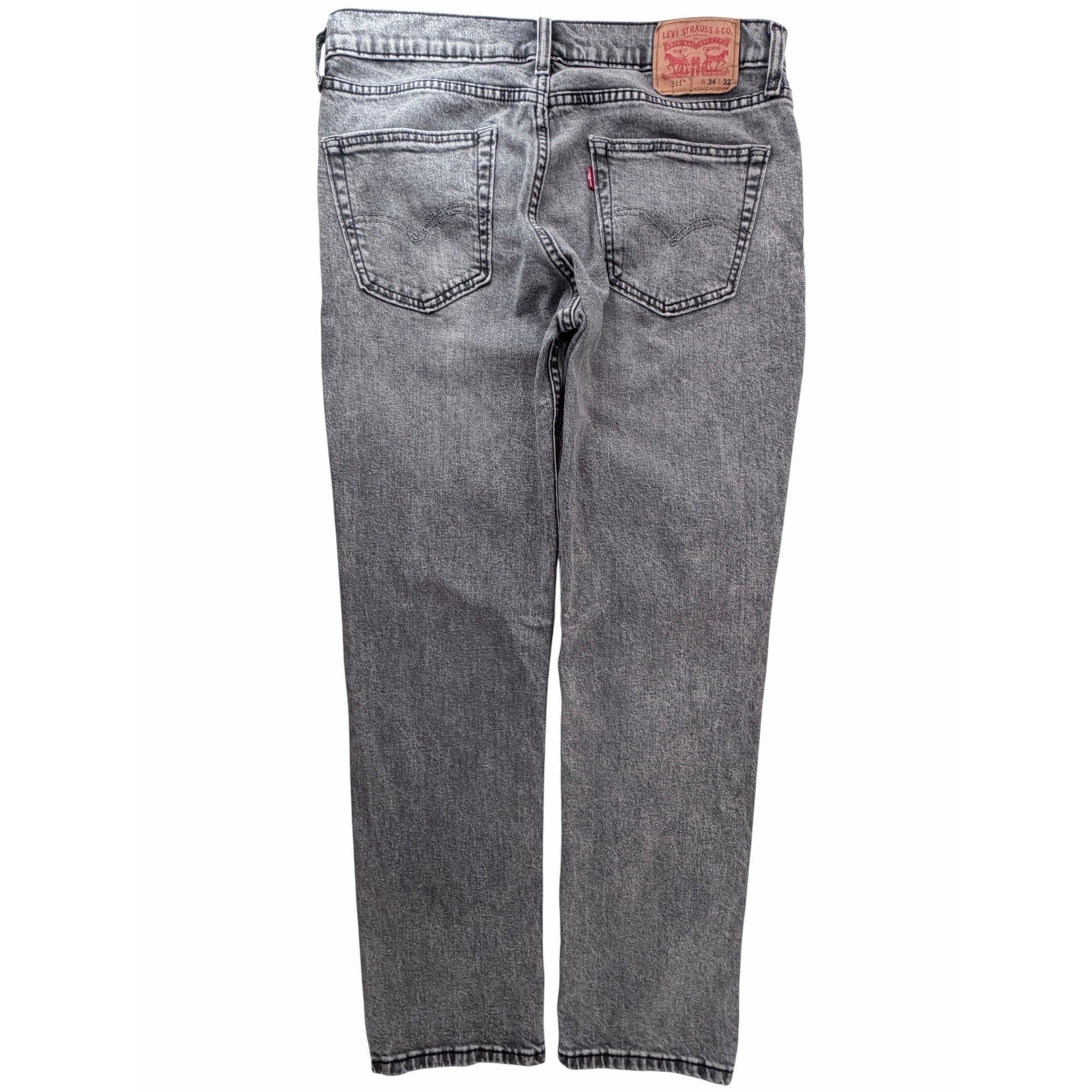 Levi's 511 Gray Slim Fit Jeans Mens 34x32